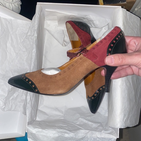 NIB Stephane Kelian multicolored leather shoes - Picture 7 of 13